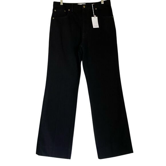 Madewell The Alexa Dream Jean Women's 29 Black Straight High Rise Relaxed $139 - Picture 2 of 11